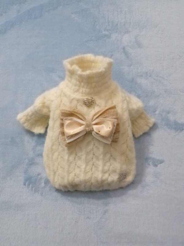 Maglioncino bianco antico