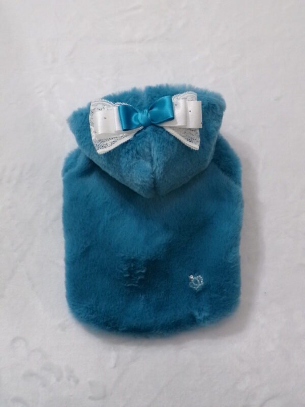 Cappottino peluche blu