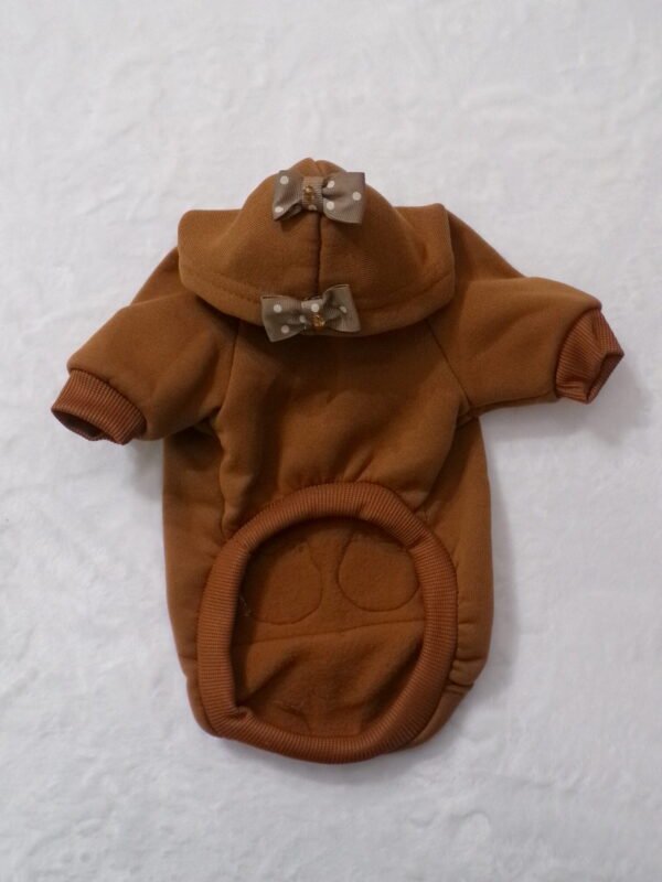 Felpa marrone mod. 1