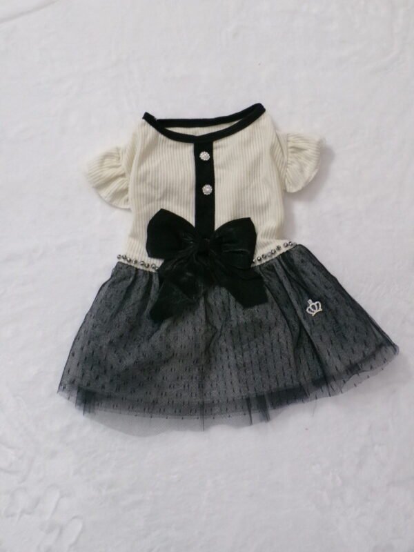 Vestitino bianco/nero