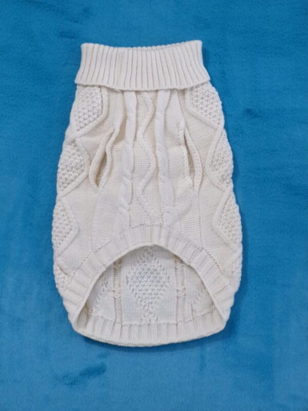 Maglioncino bianco ghiaccio