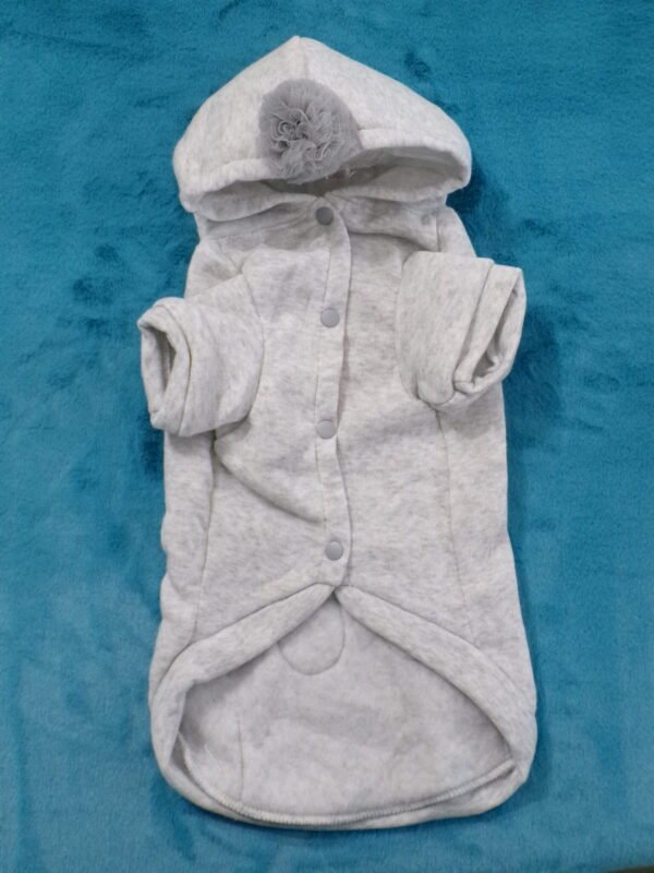 Felpa grigia con orsacchiotto