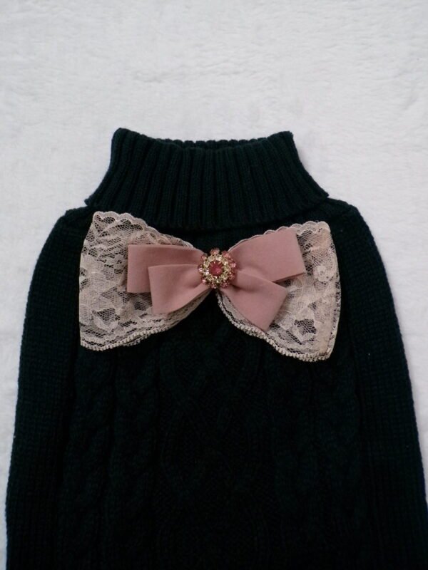 Vestitino blu con coccarda