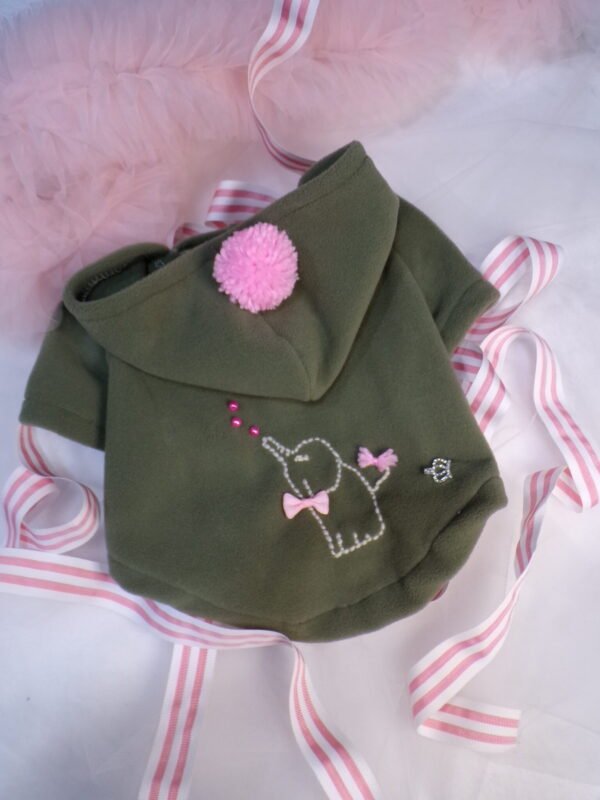 Felpa verde militare mod.002