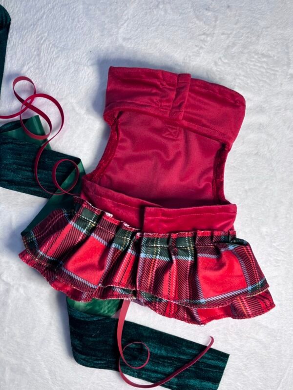 Vestitino rosso/scozzese