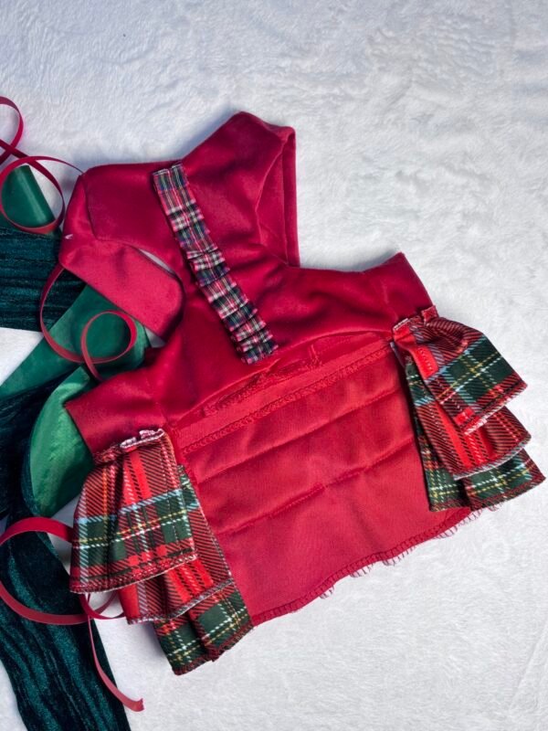 Vestitino rosso/scozzese