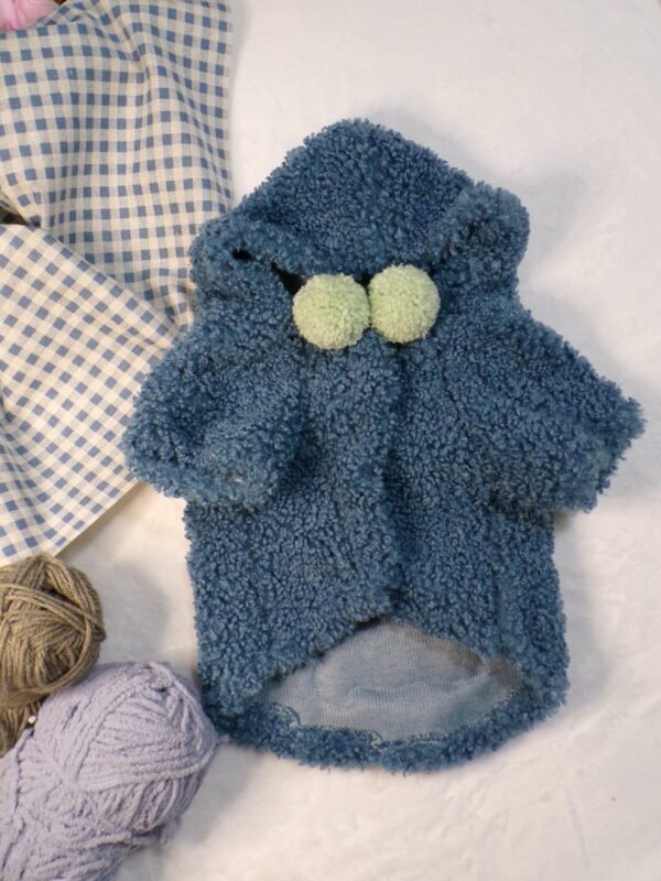 Felpa teddy jeans pistacchio