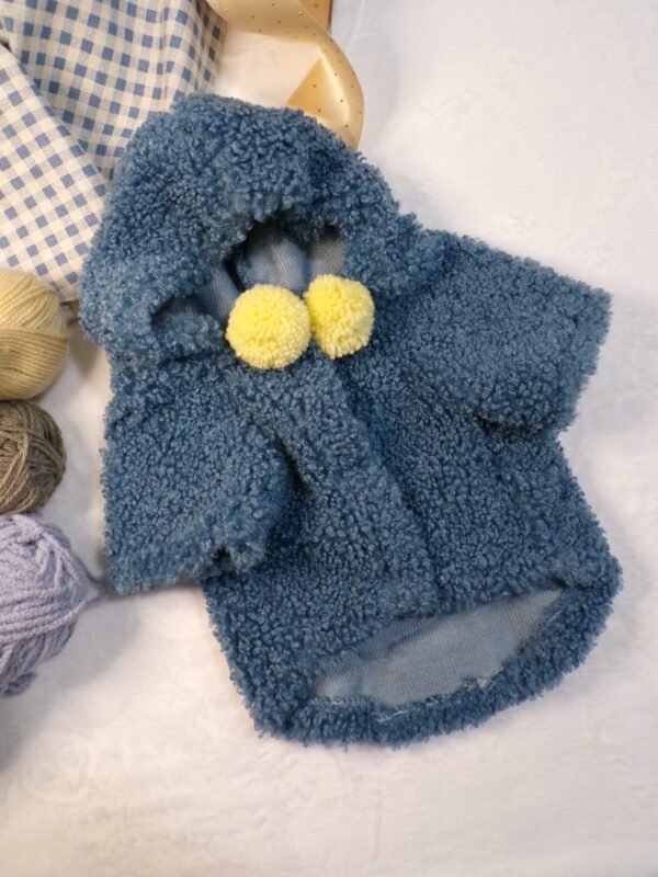 Felpa teddy jeans gialla